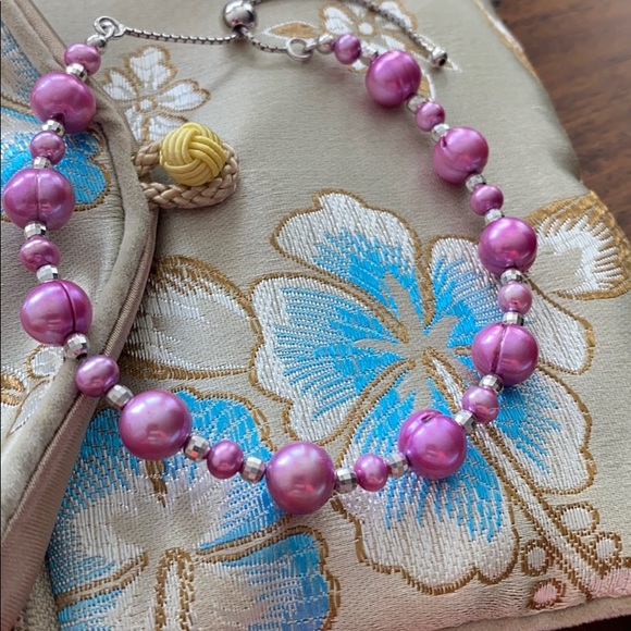 Honora Pearls Bracelet Sterling Silver Adjustable - Picture 3 of 8